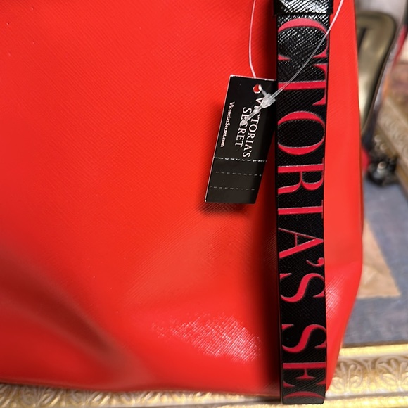 Victoria's Secret Beauty Bag Red "Intense" See Through Cosmetic Makeup C… - Picture 5 of 7